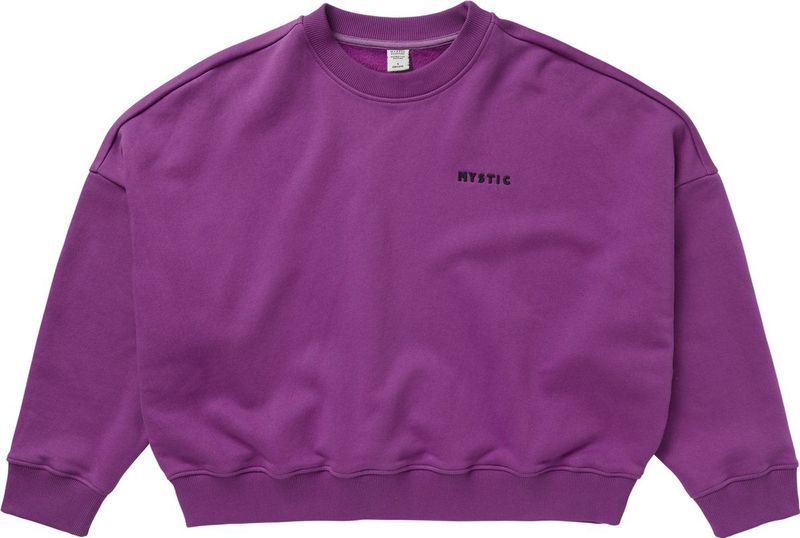Mystic Dropped Shoulder Crew Trui Women - 2023 - Sunset Purple