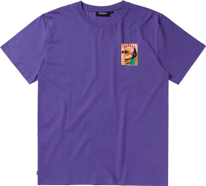 Mystic - Joshua - T-shirt - Paars - Korte Mouwen