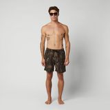 Mystic - Artwork Swimshorts - Zwart - 240207 - Zwembroeken