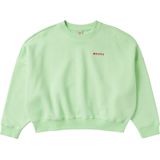 Mystic Dropped Shoulder Crew Trui Women - 2023 - Lime Green