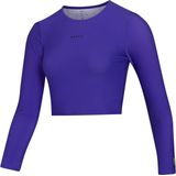 Mystic Dames Sunn Long Sleeve Crop Lycra Vest - Purp