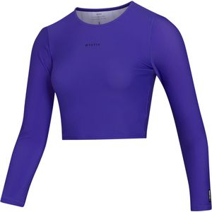 Mystic Dames Sunn Long Sleeve Crop Lycra Vest - Purp