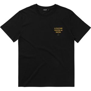 MYSTIC - Rooted - T-shirt - Zwart - Katoen