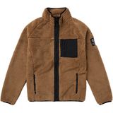 Mystic DTS Teddy Zip thru Trui - 2023 - Slate Brown - S - Women