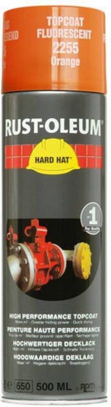 Rust-Oleum - Hard Hat - RAL Verf Spuitbus - Hoogglanzend - Oplosmiddelhoudende Alkydhars