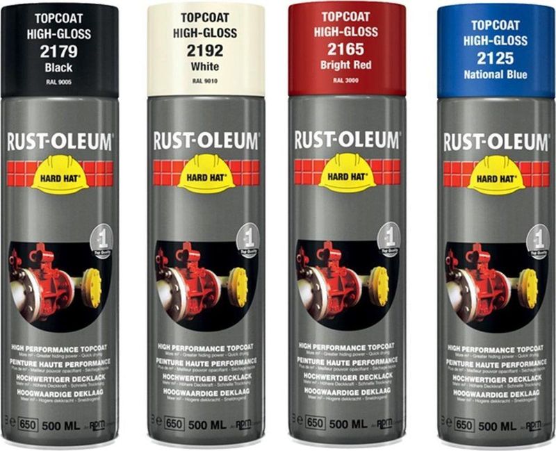 Rust-Oleum 2100 Hard Hat 500ml Spray RAL-1004 HG