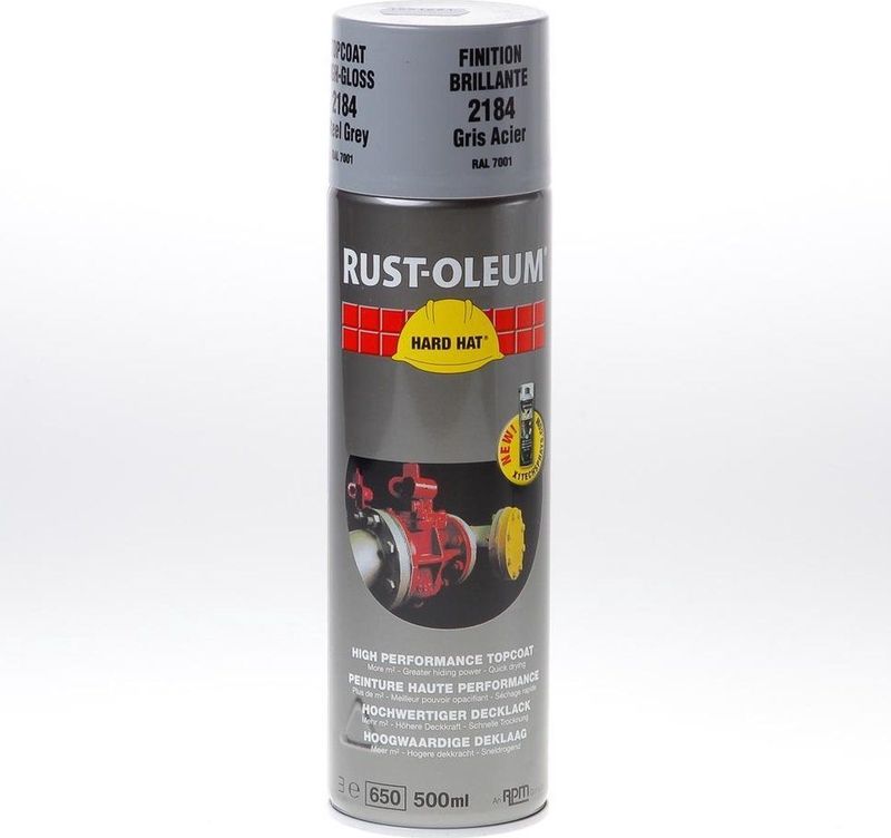 Rust-Oleum 2100 Hard Hat 500ml Spray RAL-7001 HG