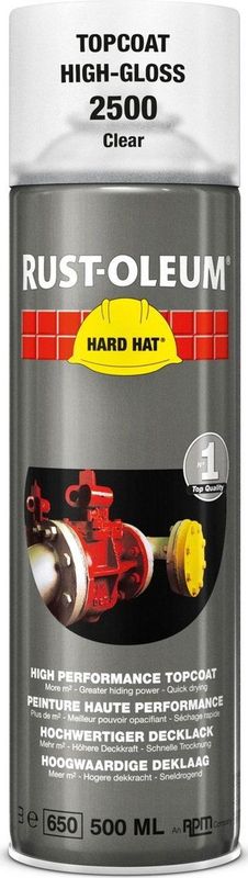Rust-Oleum Hard Hat 2500 Blanke Lak - 500ml
