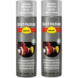 Rust-Oleum Sparkling Aluminium in spuitbus 500ml