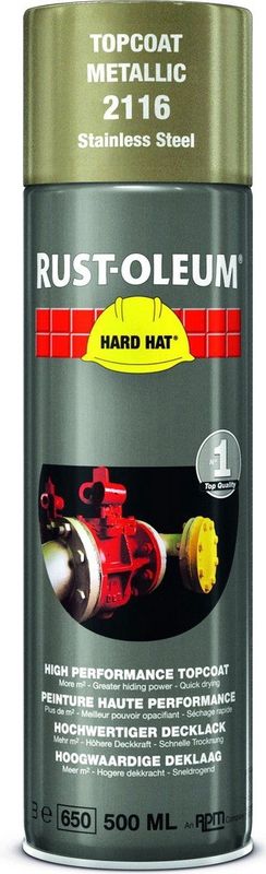 Rust-Oleum 2116 RVS Metallic Lak in spuitbus - 500ml