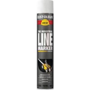 Rust-Oleum lijnmarkering - Hard Hat - wit - mat - 0.5l - spuitbus