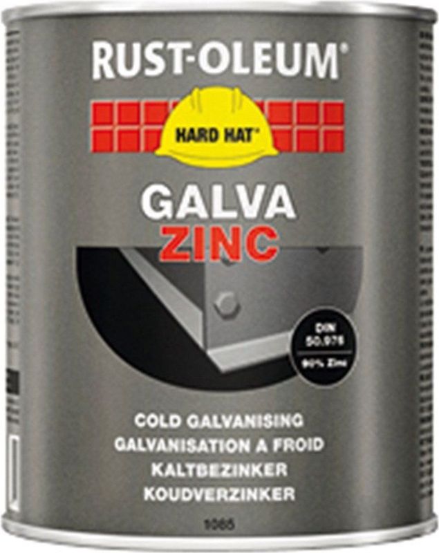 Rust-Oleum - Hard Hat Zinc - matgrijs - 0.362l – blik