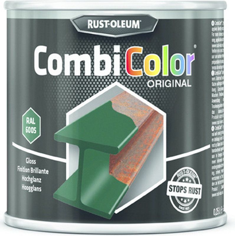 Rust-Oleum - Metaalverf Combicolor - Hoogglans - Lood- en Chromaatvrij - Roestwerend