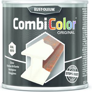 Rust-Oleum Combicolor Hoogglans - RAL 9010 Zuiverwit - 250ml