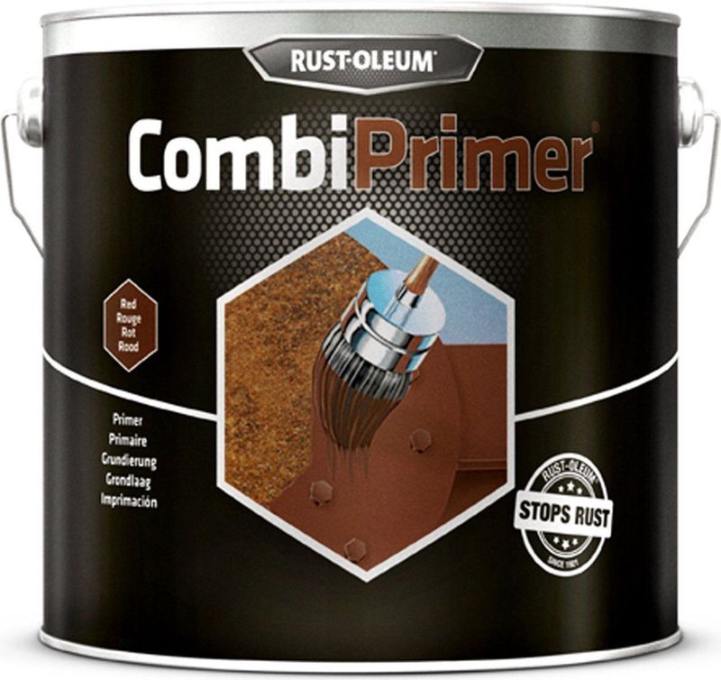 Rust-Oleum - CombiPrimer - Anti-Roest - Rood - Metaalverf - 250ml