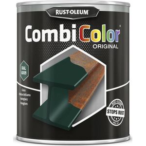 Rust-Oleum Combicolor 7339 Hoogglans Fir Groen RAL6009Grond- en aflak in één 750 ML