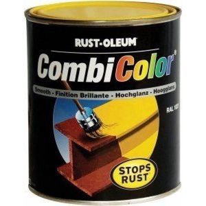 Rust-Oleum Combicolor 7354 Geel/Oranje Hoogglans RAL2000Grond- en aflak in één 750 ML