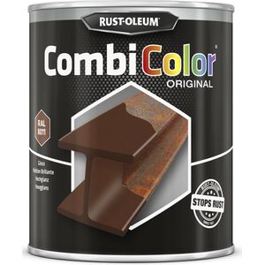 Rust-Oleum Combicolor Hoogglans Notenbruin Ral 8011 750 Ml