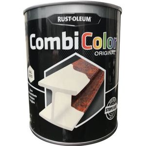 Rust-oleum Combicolor Original Grondlaag En Metaallak Wit Hoogglans 750ml | Metaalverf