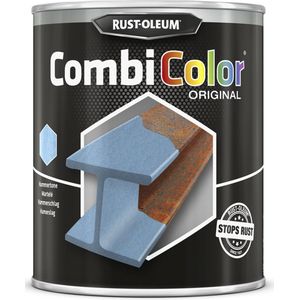 Rust-Oleum deklaag - CombiColor - lichtblauw - hamerslag - 0.75l - blik