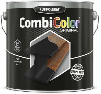 Rust-Oleum - CombiColor - Mat Zwart - RAL 9005 - Verf - 750ml