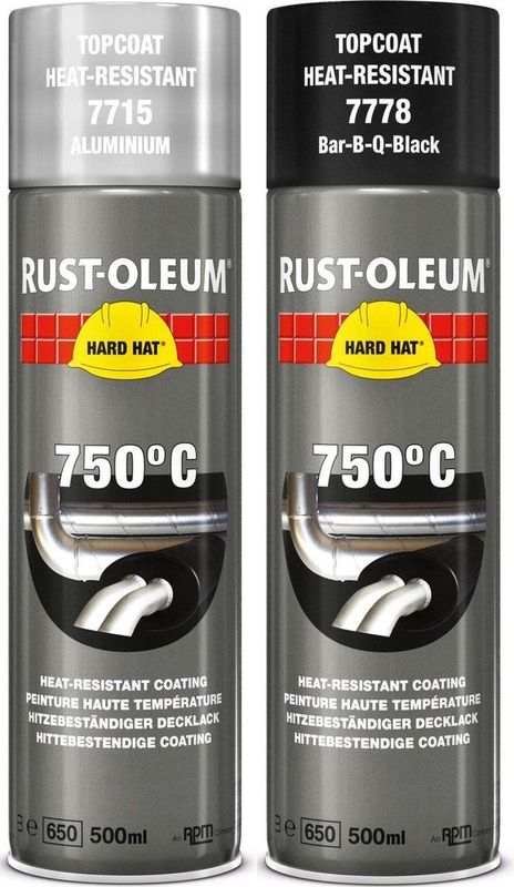 Rust-Oleum Hard Hat Hittebestendig Aluminium 750ºc
