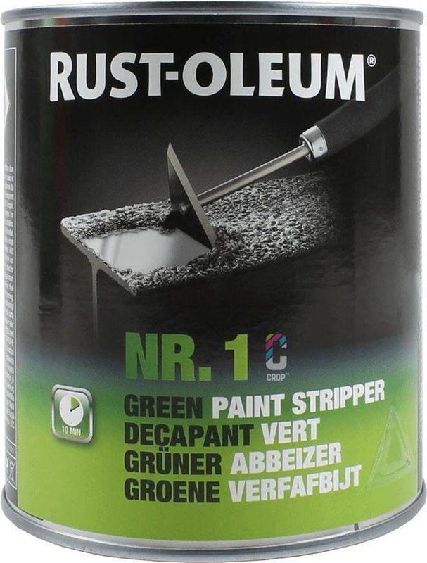 Rust-Oleum Afbijtmiddel in Blik - 0,75kg - Krachtige Groene Verfverwijderaar - Veilig voor Meerdere Ondergronden