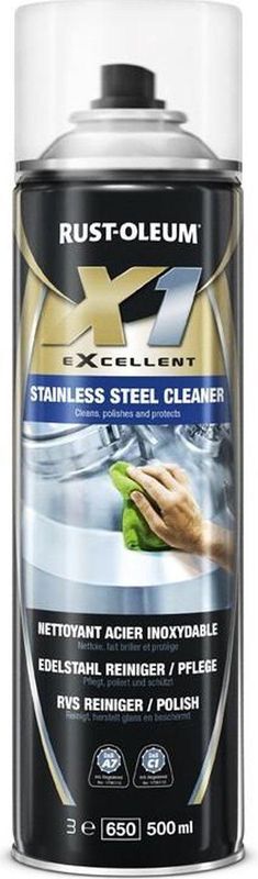 Rust-Oleum - X1 - RVS Reiniger - Voor Matte en Geborstelde Oppervlakken - 400ml