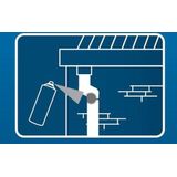 Rust-Oleum LeakSeal Lekstop in Spuitbus - 500ml - Zwart - Waterdicht - Flexibel