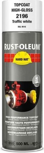 Rust-Oleum - Hard Hat Topcoat Spray - Sneldrogende Verf - Transparant - 400 ml