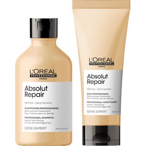 L'Oréal Professionnel Absolut Repair Shampoo 300ml & Conditioner 200ml – Voordeelverpakking