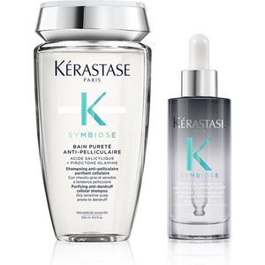 Kérastase Symbiose cellular anti-roos shampoo 250ml & nachtserum 90ml – Voordeelverpakking