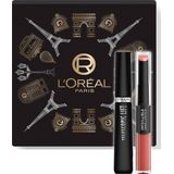 L’Oréal Paris Telescopic Lift Mascara + Infaillible 24H Lipstick 312 Incessant Russet Lipstick Giftset – Geschenkset