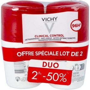 Clinical Control - Detranspirant - Anti-geur - 96H Dry Touch