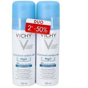 Vichy Deo Mineraal Spray 48u Duo 2x125 ml  -  Vichy