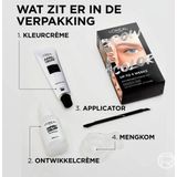 L'Oréal Paris Brow Color wenkbrauwverf - getinte wenkbrauwen tot wel 5 weken* - resultaten na 5 min. - 1.0 Black - 30 ml
