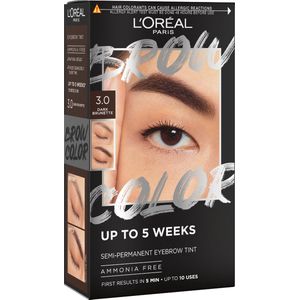 L'Oréal Paris - Brow Color - Wenkbrauwverf - Dark Brunette - 10 Beurten