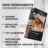 L'Oréal Paris - Brow Color - Wenkbrauwverf - 6.0 Light Brunette - Kleurcrème - 10 Beurten
