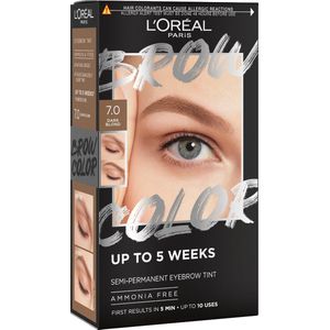 L'Oréal Paris 7.0 Dark Blonde Brow Color Wenkbrauwverf - 1+1 Gratis