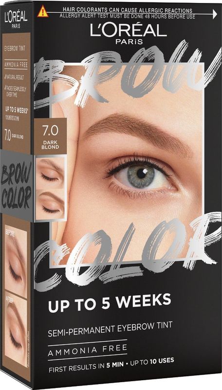 L'Oréal Paris - Brow Color - Wenkbrauwverf - Dark Blonde - 10 Beurten