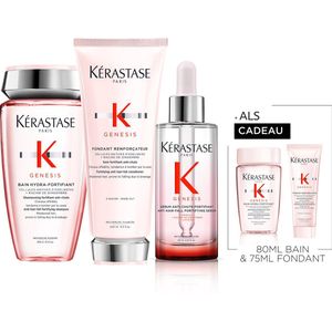 Kérastase Genesis - Shampoo 250ml - Conditioner 200ml - Haarserum 90ml - Anti-haaruitval