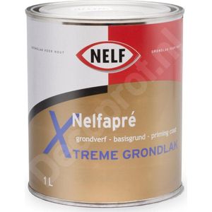 Nelf Nelfapre Xtreme Grondlak | 2,5 L | Wit | Optimale Hechting | Grondverf | Hout | Klusverf