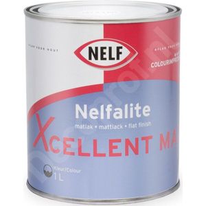 Nelf Nelfalite Xcellent Mat Lakverf 2,5 LTR - Wit