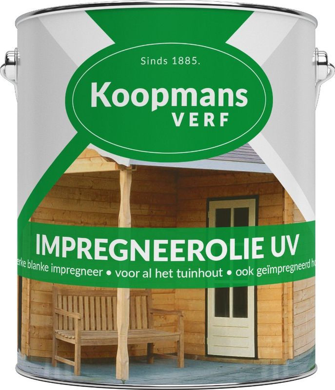 Koopmans - Impregneerolie - Blanke Impregneer - Voor Tuinhout - UV Bescherming