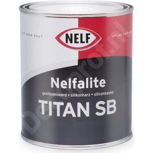 Nelf Nelfalite Titan SB | 2,5 L | Wit | Hoogglans Lak voor Buiten | Aflak | Klusverf