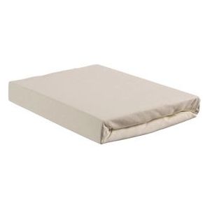 Hoeslaken Beddinghouse Gebroken wit (Jersey)-160 x 200/220 cm