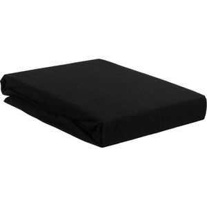Split Topper Hoeslaken Beddinghouse Zwart (Jersey)-180 x 200/220 cm