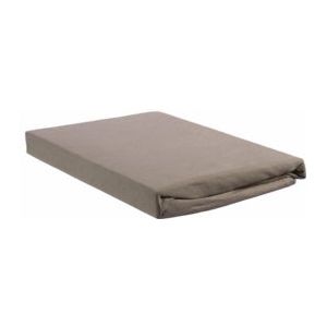 Topper Hoeslaken Beddinghouse Taupe (Jersey)-180 x 200/220 cm