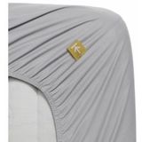 Beddinghouse Percale katoen - Hoeslaken - 180x200 - Licht grijs