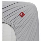 Beddinghouse Percale katoen - Splittopper Hoeslaken - 180x200 - Licht grijs